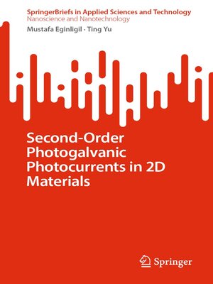 cover image of Second-Order Photogalvanic Photocurrents in 2D Materials